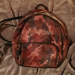 Camouflage guess backpack